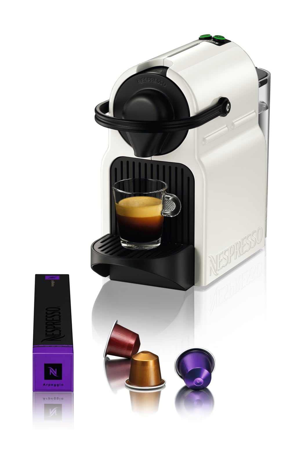 Nespresso Inissia Blanche – Cafetière Espresso Compacte