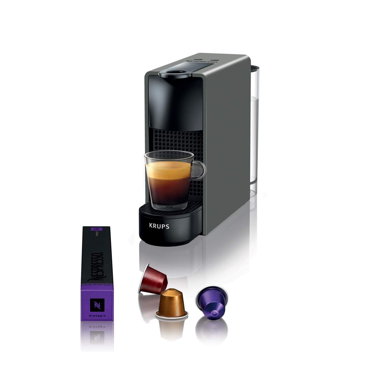 Nespresso Essenza Mini Gris Intense – Machine à Capsules Compacte