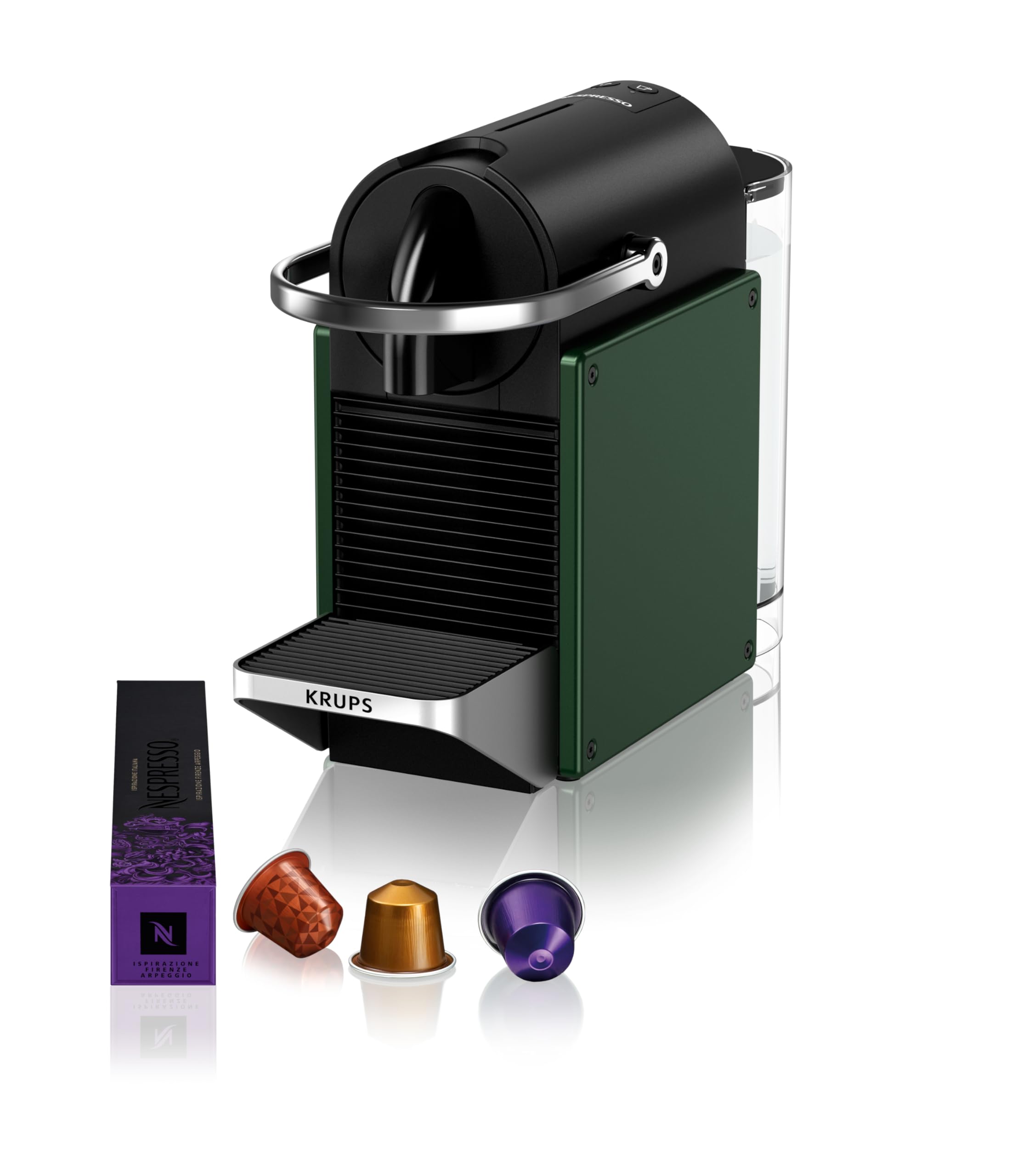 Nespresso Pixie Vert Foncé – Compacte, Puissante & Design